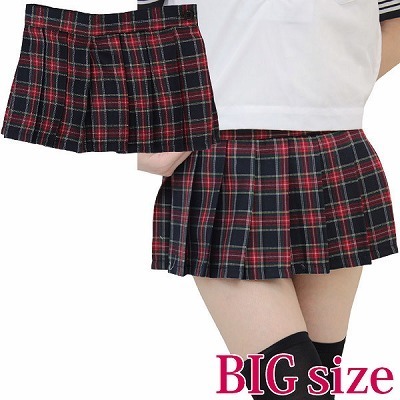 超ミニチェックスカート単品 BIG